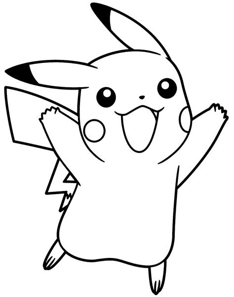 picachu para colorir|Desenhos do Pikachu para Colorir e Pintar